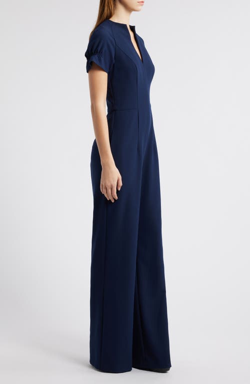 Shop Black Halo Patel Jumpsuit In Pacific Blue