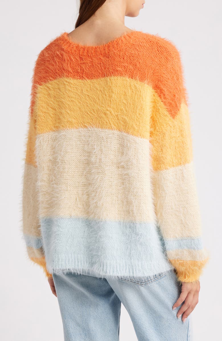 Rip Curl Sunrise Sessions Stripe Crewneck Sweater, Alternate, color, 