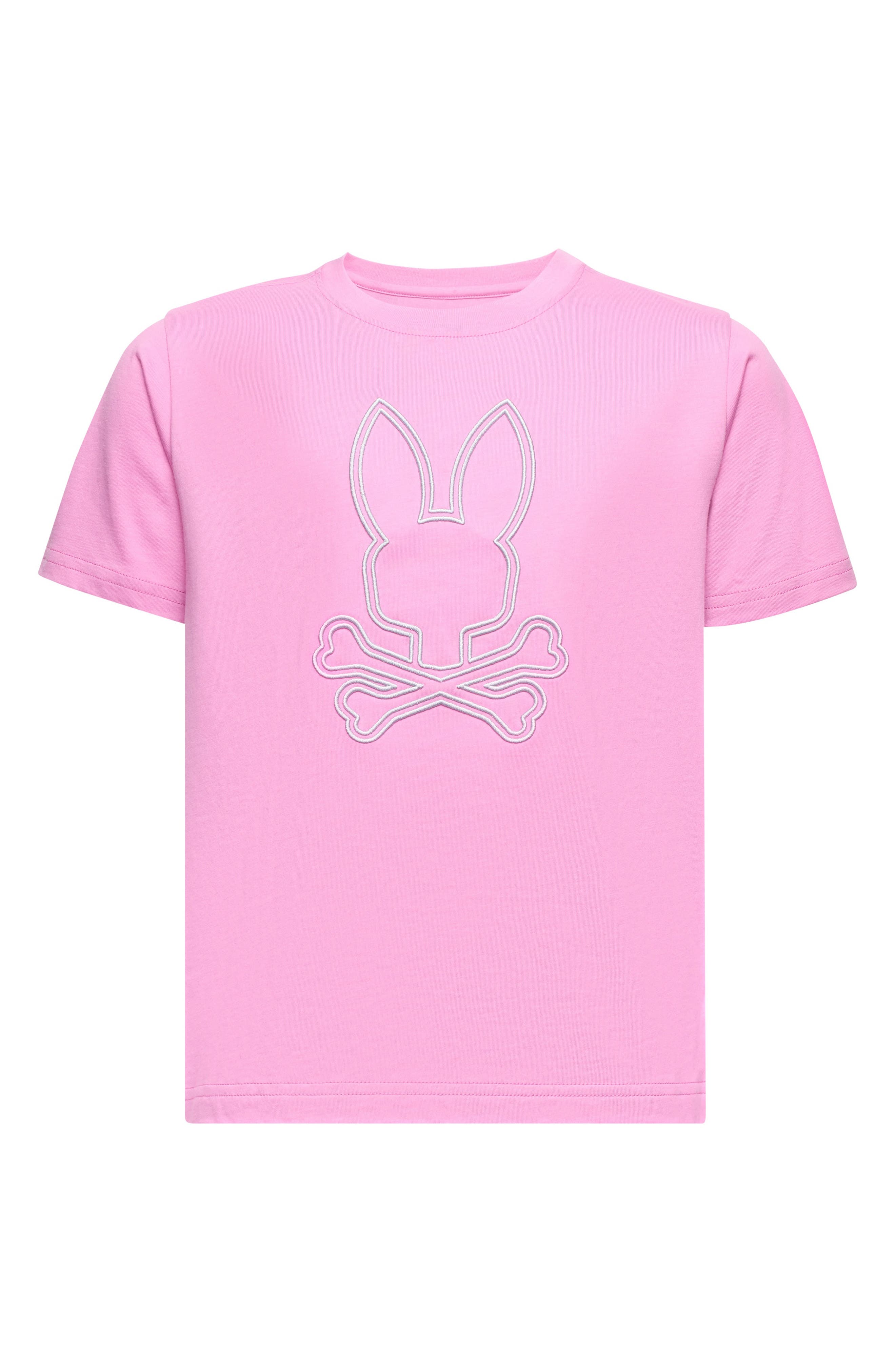 Psycho Bunny Kids' Durango Embroidered Cotton Graphic T-Shirt