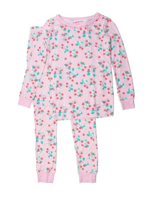 Rufflebutts Softsnooze Girls Ruffle Long Sleeve Pajama Set