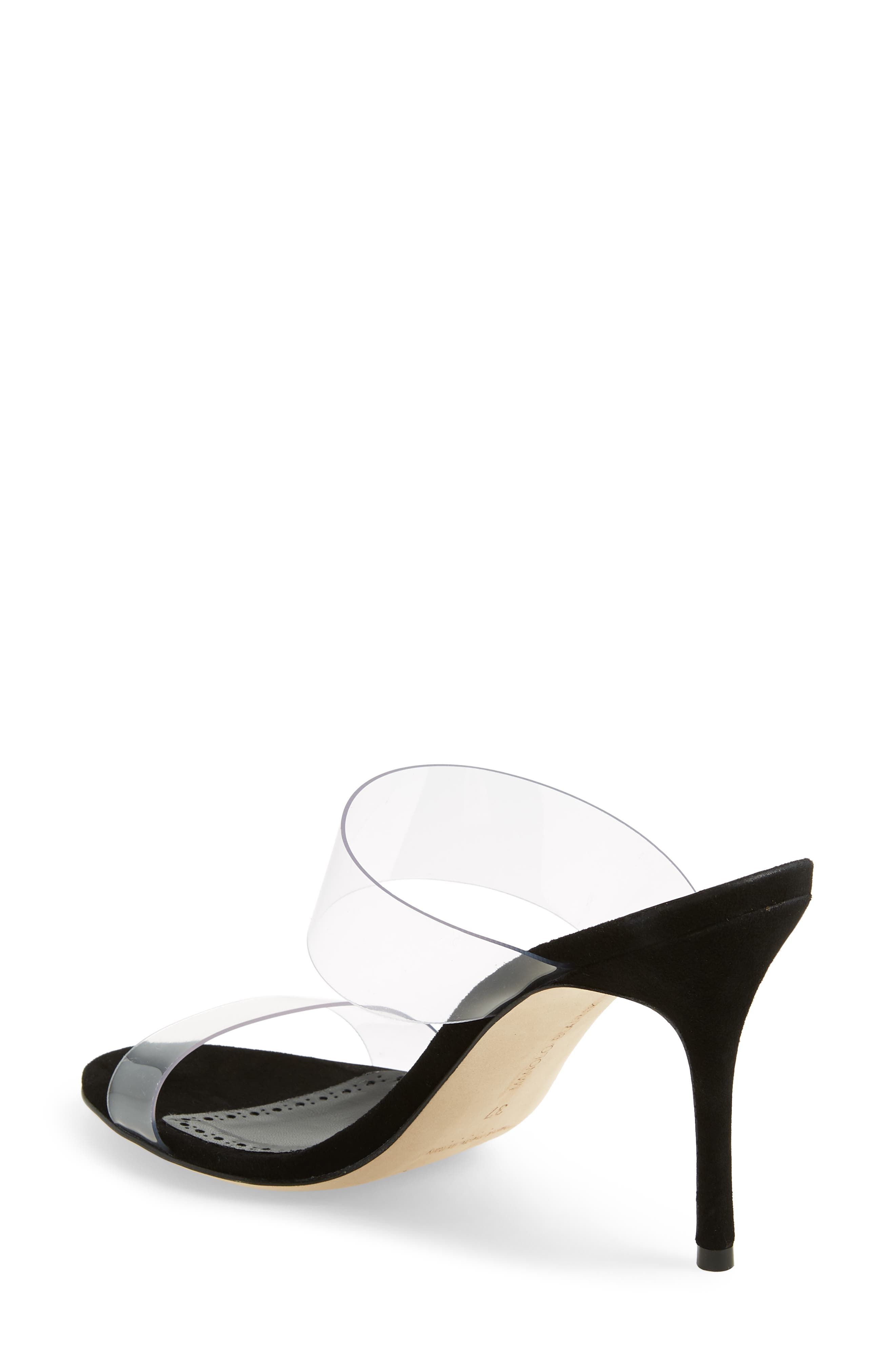 Manolo Blahnik Scolto Transparent Strap Sandal, Alternate, color, 