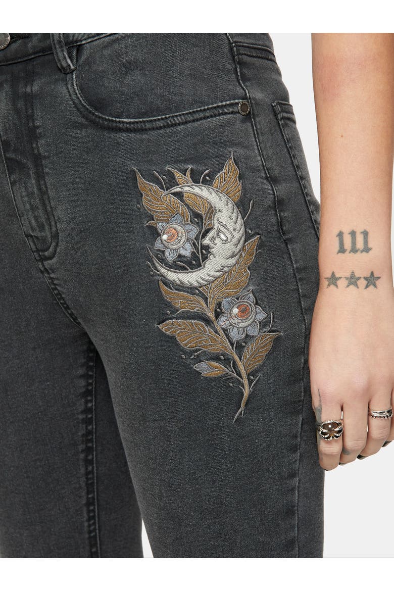 Hexborn Baba Yaga Denim Skinny Jean, Alternate, color, Grey