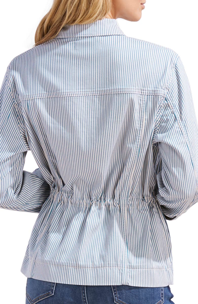 vineyard vines Railroad Stripe Utility Jacket, Alternate, color, 