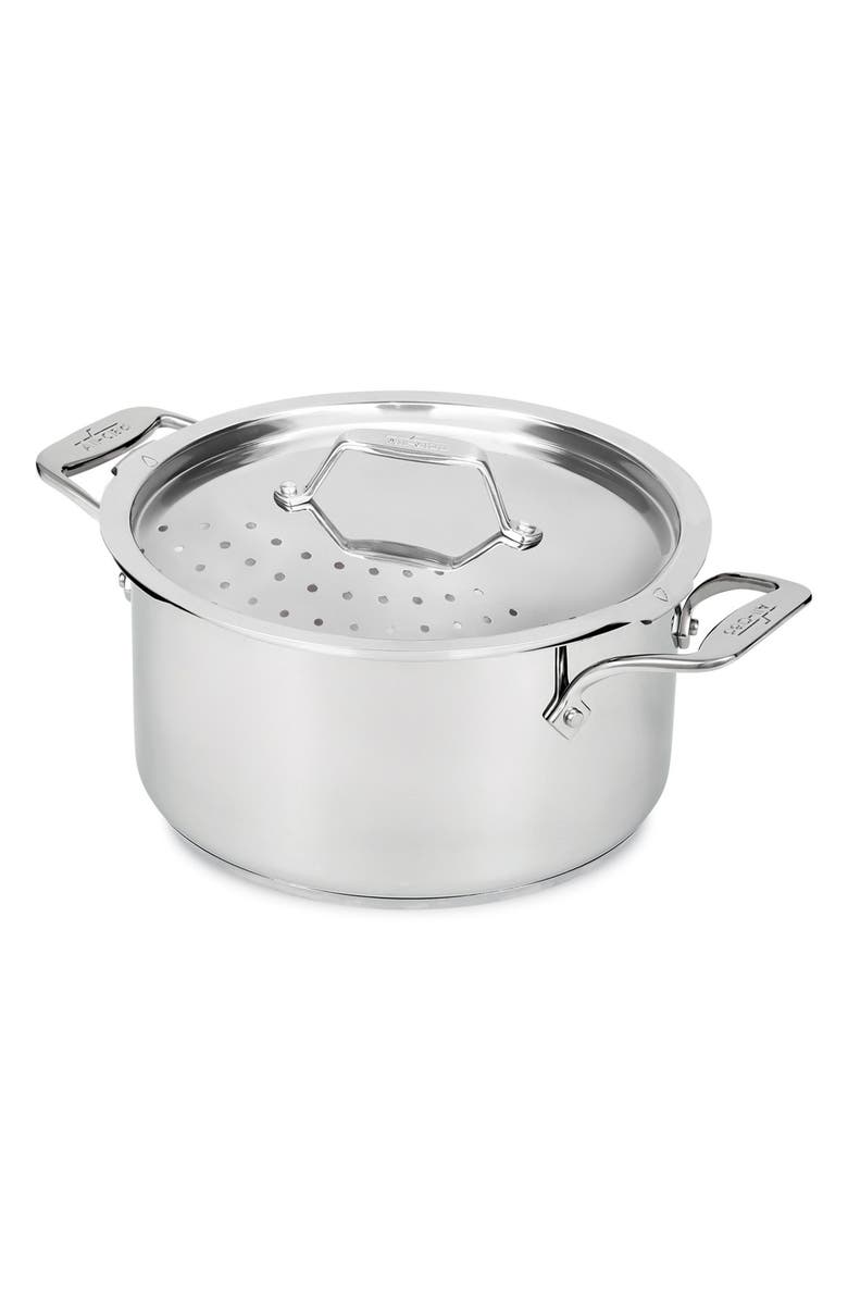 All-Clad Simply Strain 6-Quart Multipot with Strainer Lid, Main, color, Silver