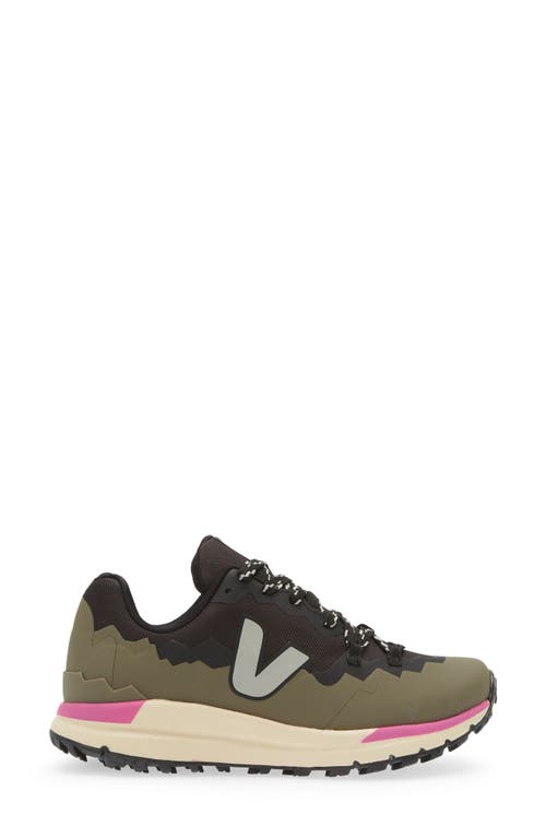 Veja X Fitz Roy Trek Water Repellent Trail Sneaker In Black Oxford-grey Kaki