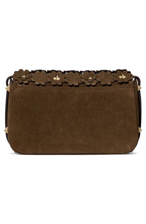 Kate Spade New York Small Liv Floral Embellished Flap Crossbody Bag
