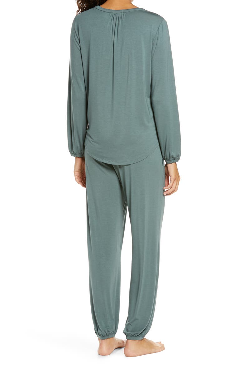 Namaste Two-Piece Lounge Set, Alternate, color, AGAVE GREEN