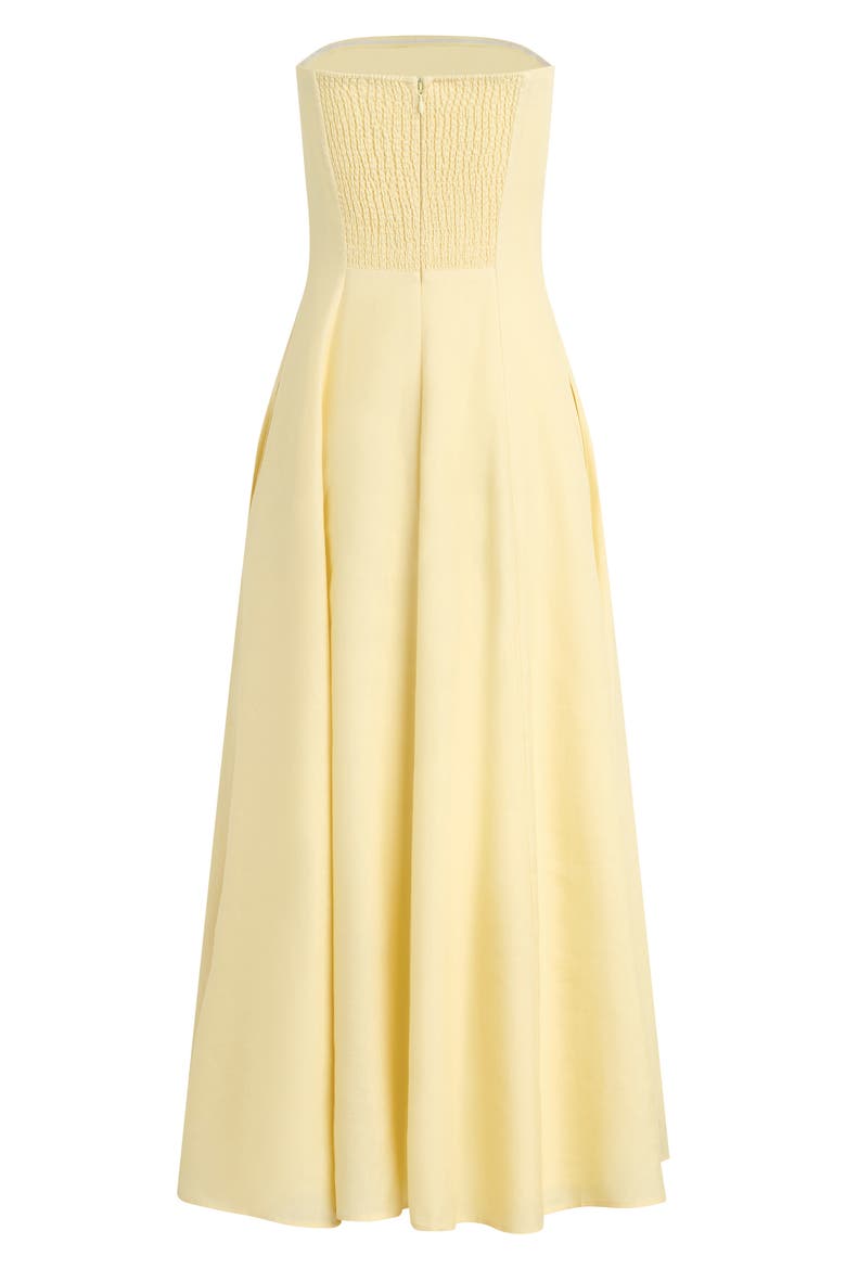 The Favorite Strapless Maxi Dress, Alternate, color, MOONBEAM