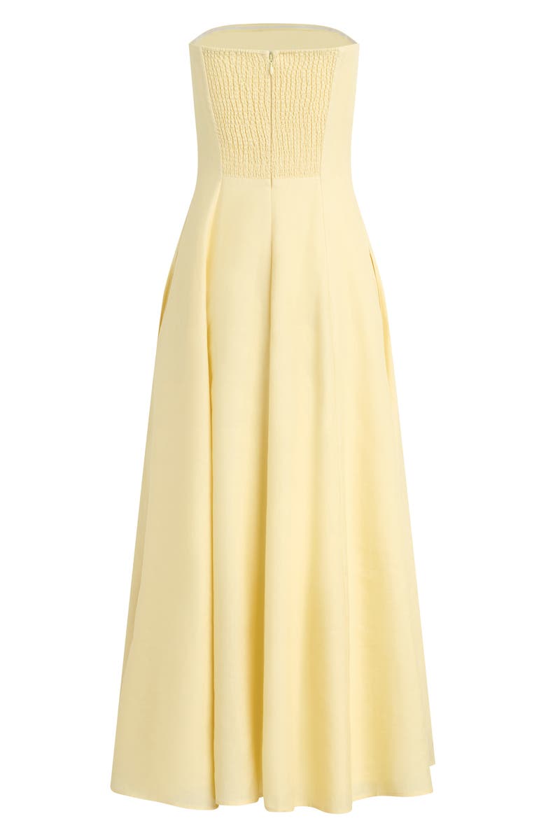 Strapless Cotton Eyelet Dress