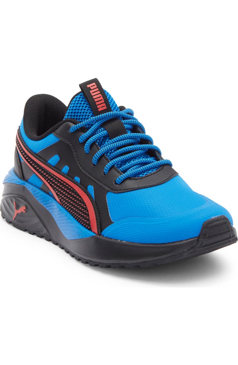 PUMA Kids' Excursion Jr Sneaker, Main, color, Racing Blue/ Active Red/ Black