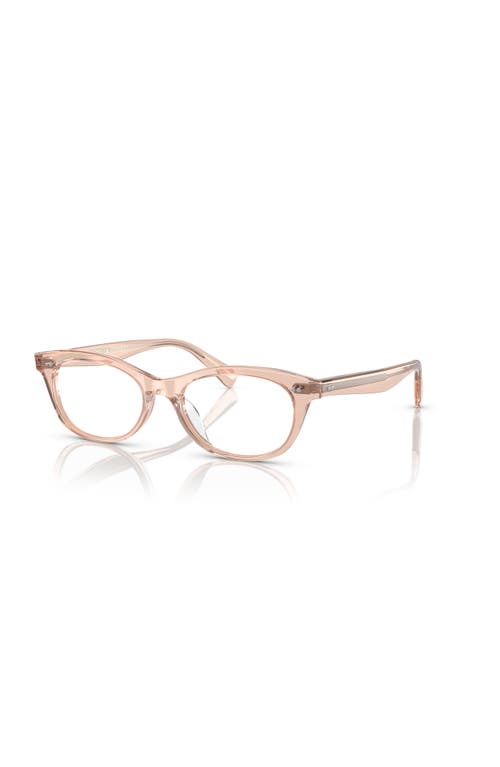 Oliver Peoples 51mm Square Optical Glasses In Brown