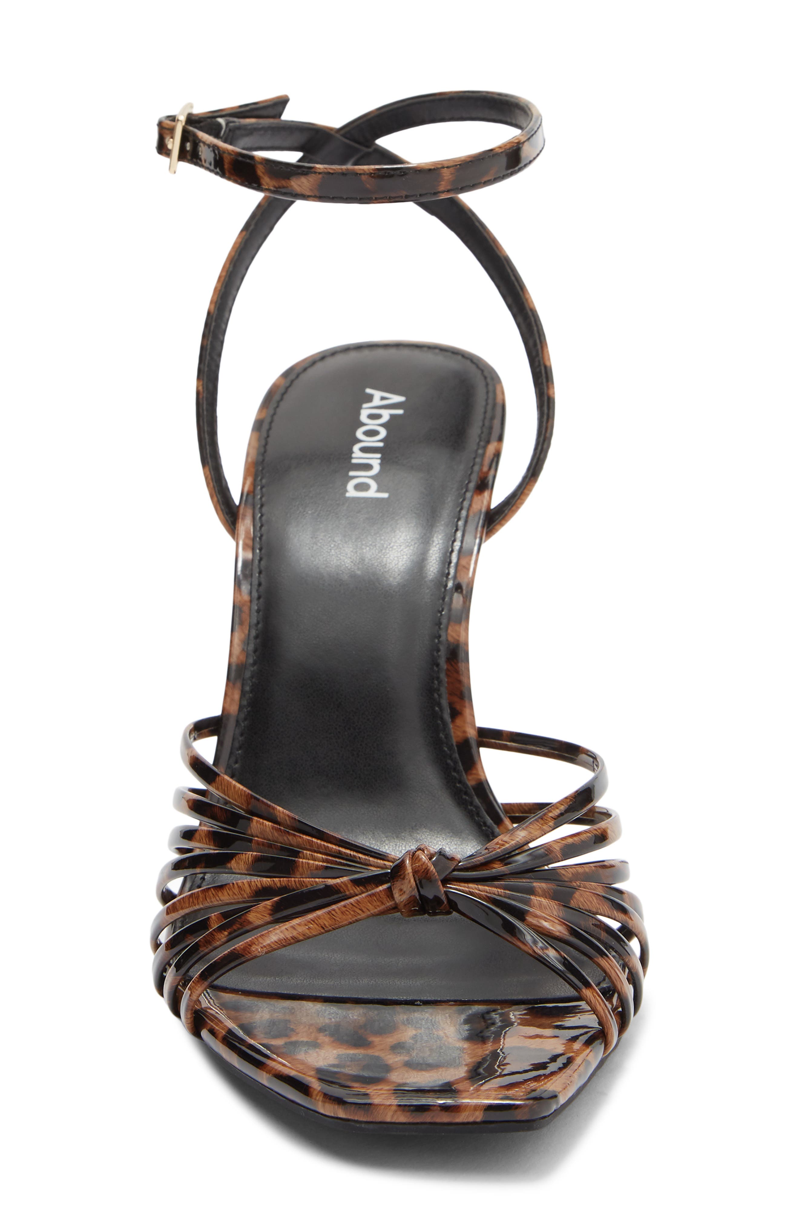Abound Dulce Ankle Strap Sandal, Alternate, color, Brown Dark Leopard