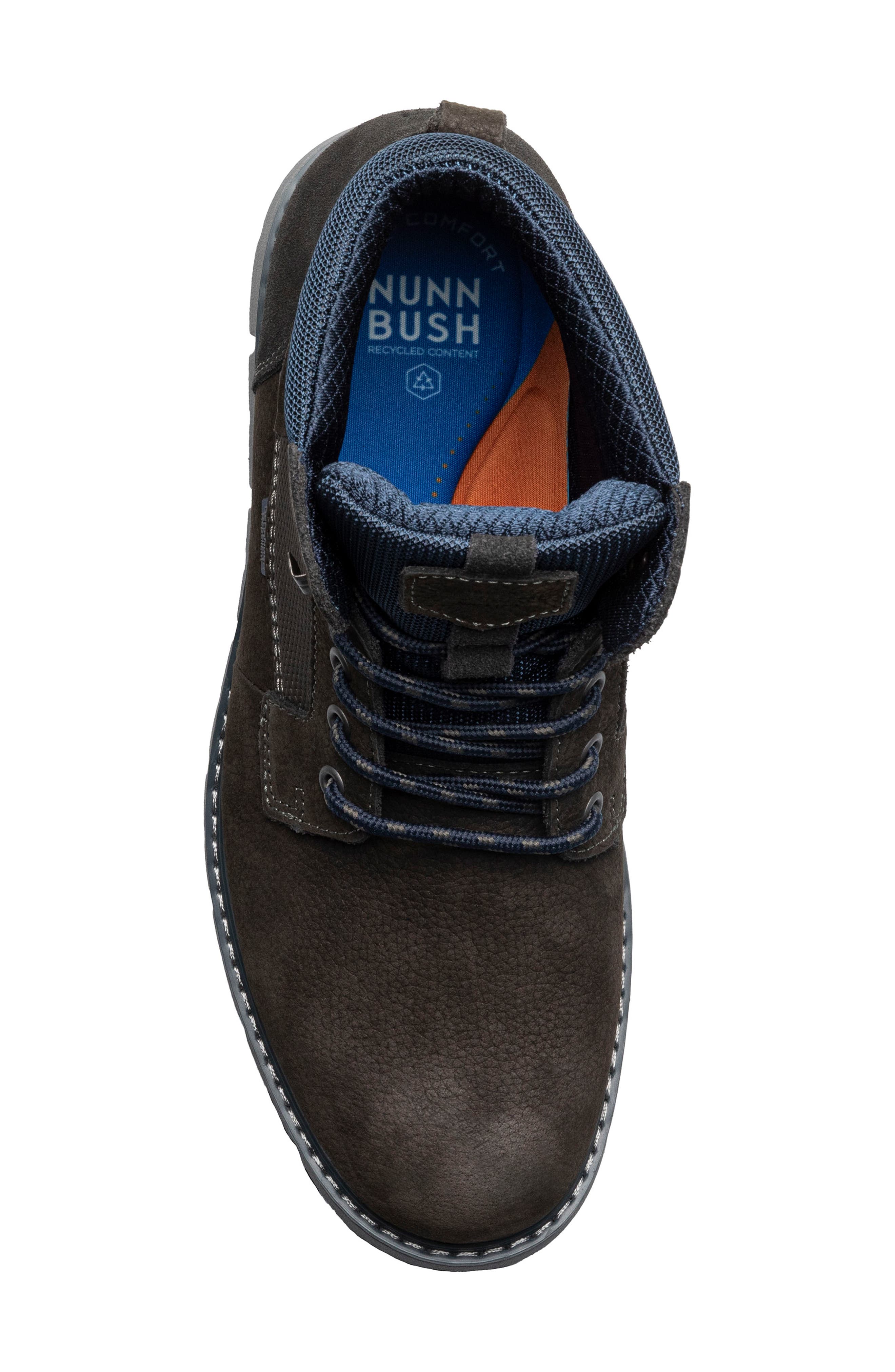 NUNN BUSH Karnak Water Resistant Plain Toe Boot, Alternate, color, Charcoal