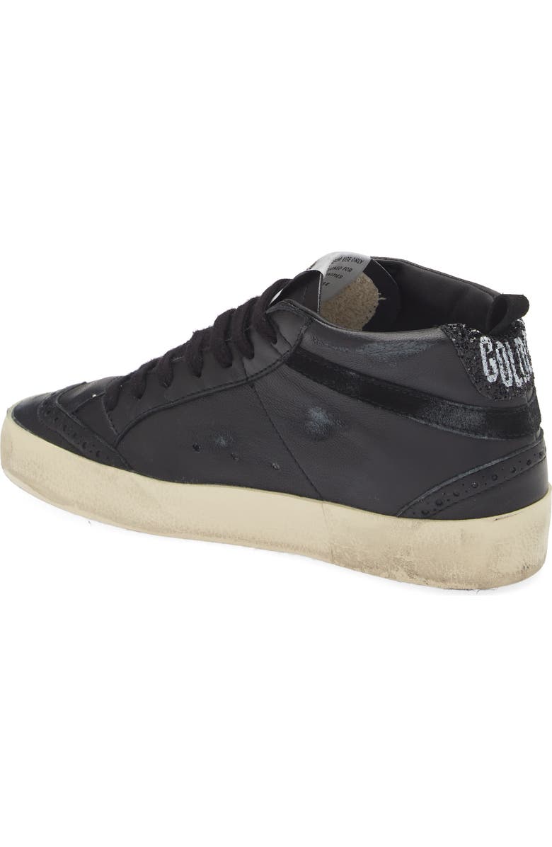 Golden Goose Mid Star Sneaker, Alternate, color, Black