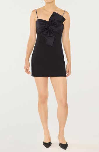 LIKELY Liora Rhinestone & Bow Detail Cocktail Minidress