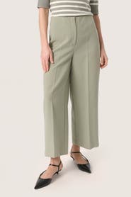Soaked in Luxury Corinne High-Waisted Culotte Trousers