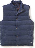 Marine Layer Palisades Quilted Cotton Corduroy Puffer Vest
