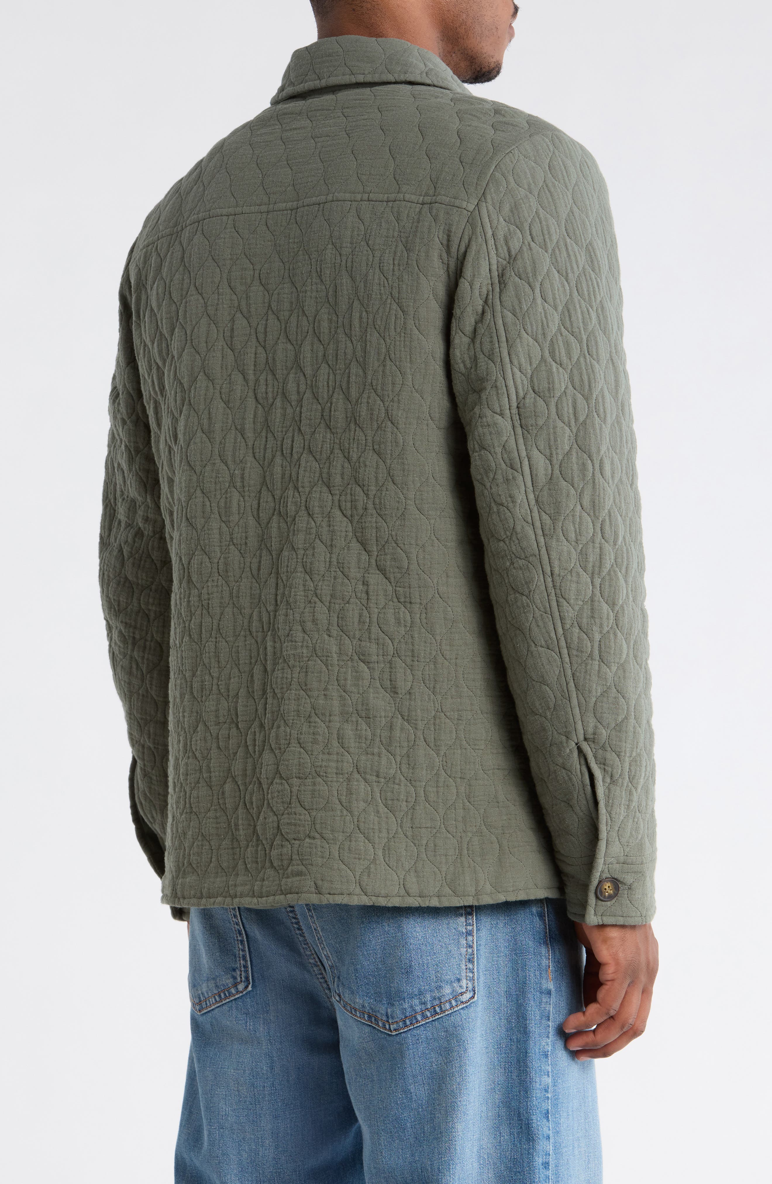 Quilted Shirt Jacket - image 2