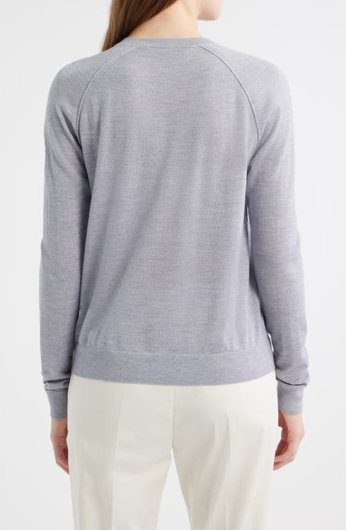 Hugo Boss Boss Fonami Virgin Wool Cardigan In Gray