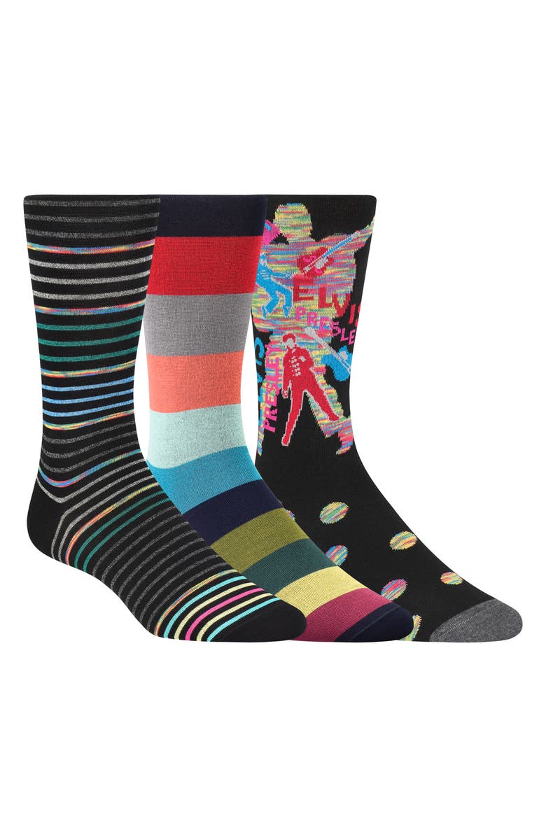 Bugatchi 3-Pack Sock Gift Set, Main, color,