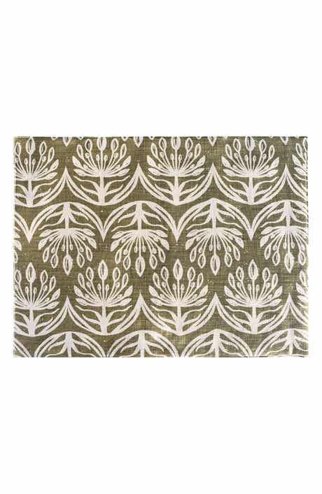 FRENCH HOME Botanical Set of 4 Placemats