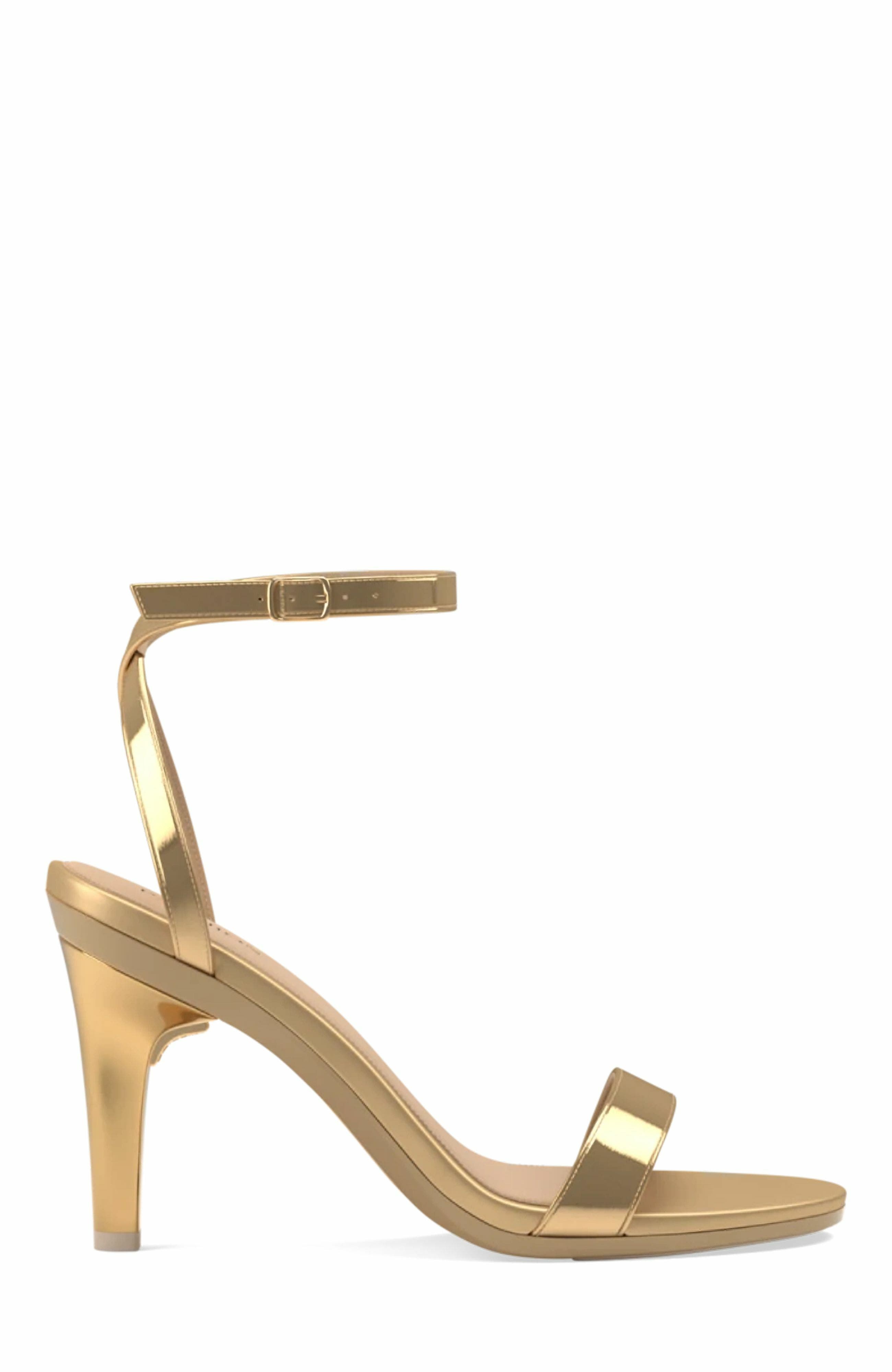 Pashion Footwear The Brenna 4" Stiletto, Alternate, color, Gold