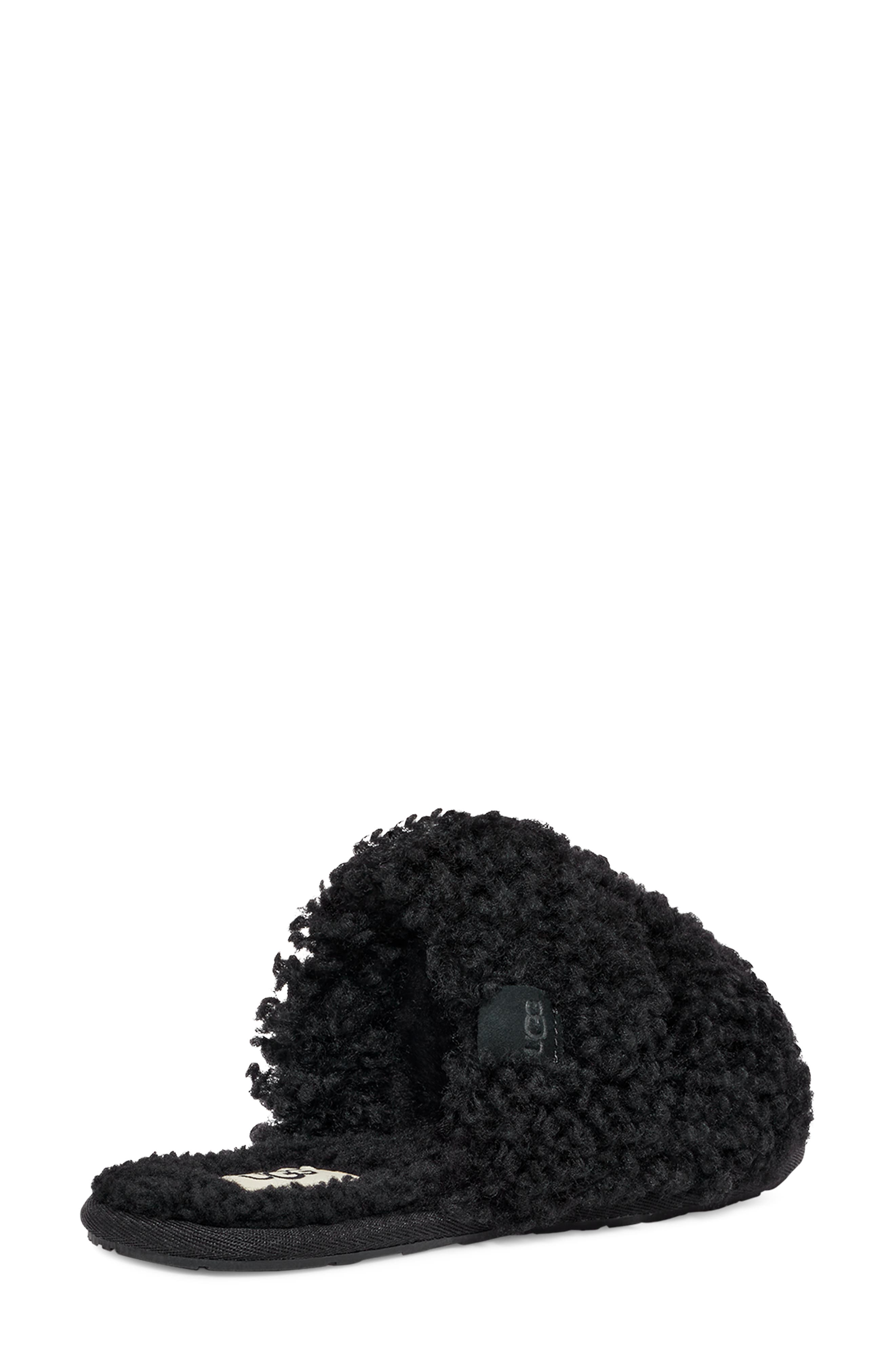 UGG<sup>®</sup> Maxi Curly Genuine Shearling Scuffetta Slipper, Alternate, color, 