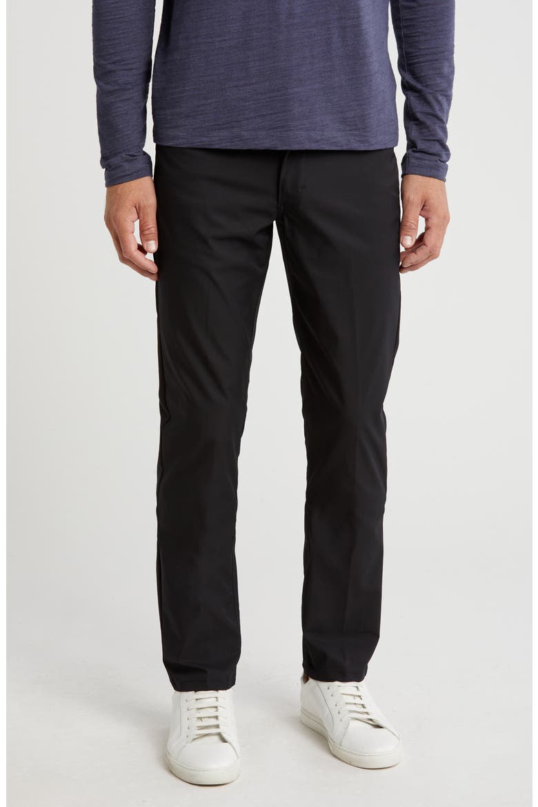 Stretch Performance Pants, Main, color, BLACK