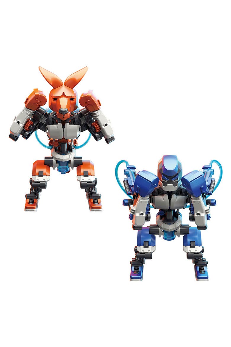 Hydraulic Boxing Robots Playset, Alternate, color, ORANGE MULTI