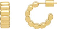 Estella Bartlett Textured Hoop Earrings