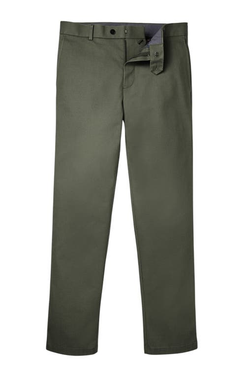 Charles Tyrwhitt Ultimate Non-iron Chinos In Green