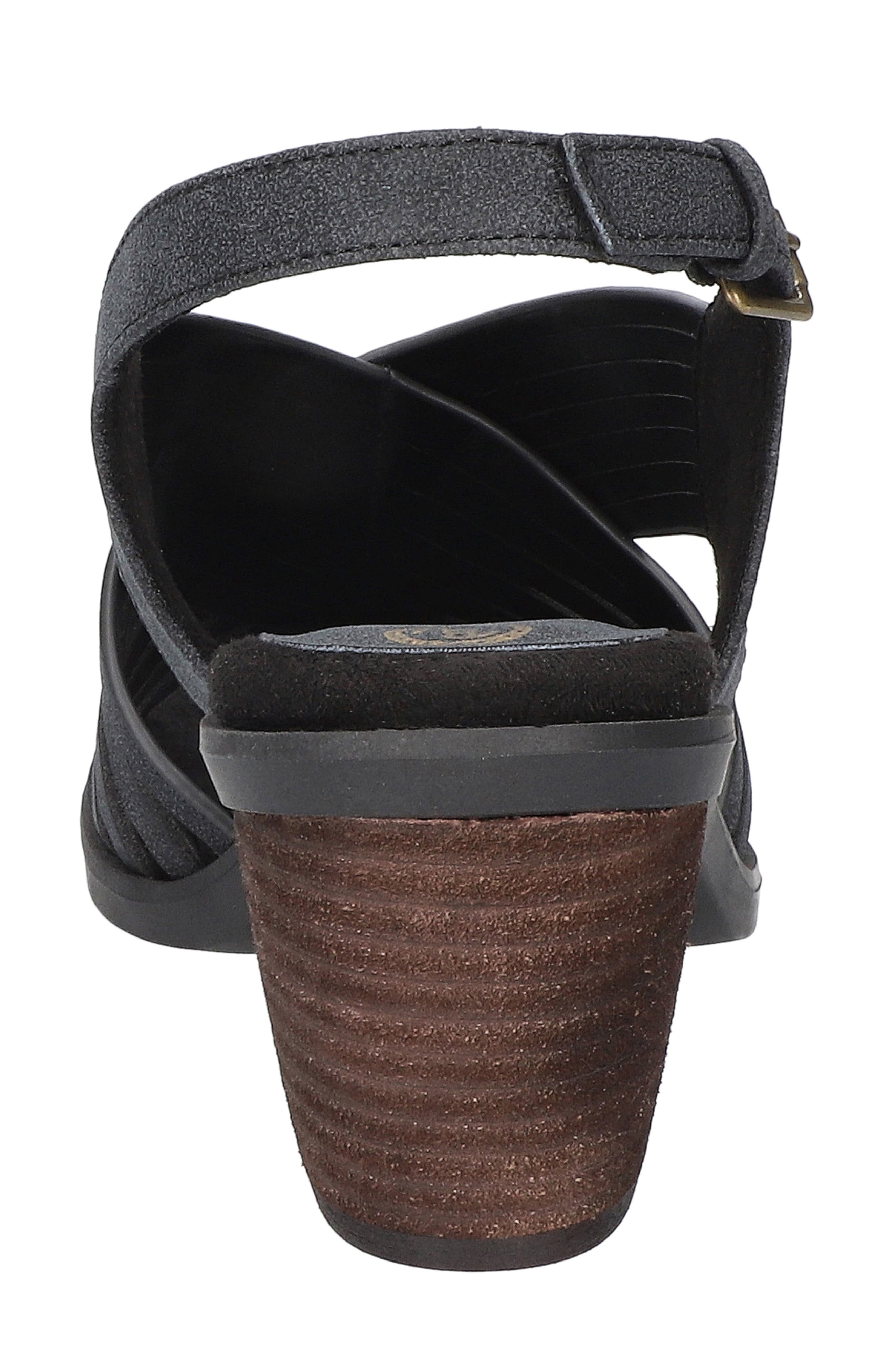 Gena Slingback Sandal, Alternate, color, BLACK