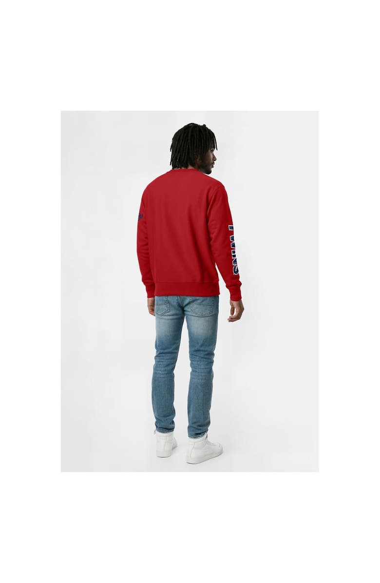 Champion Men's Champion Red Minnesota Twins Reverse Weave Chenille Sweatshirt, Alternate, color, Red