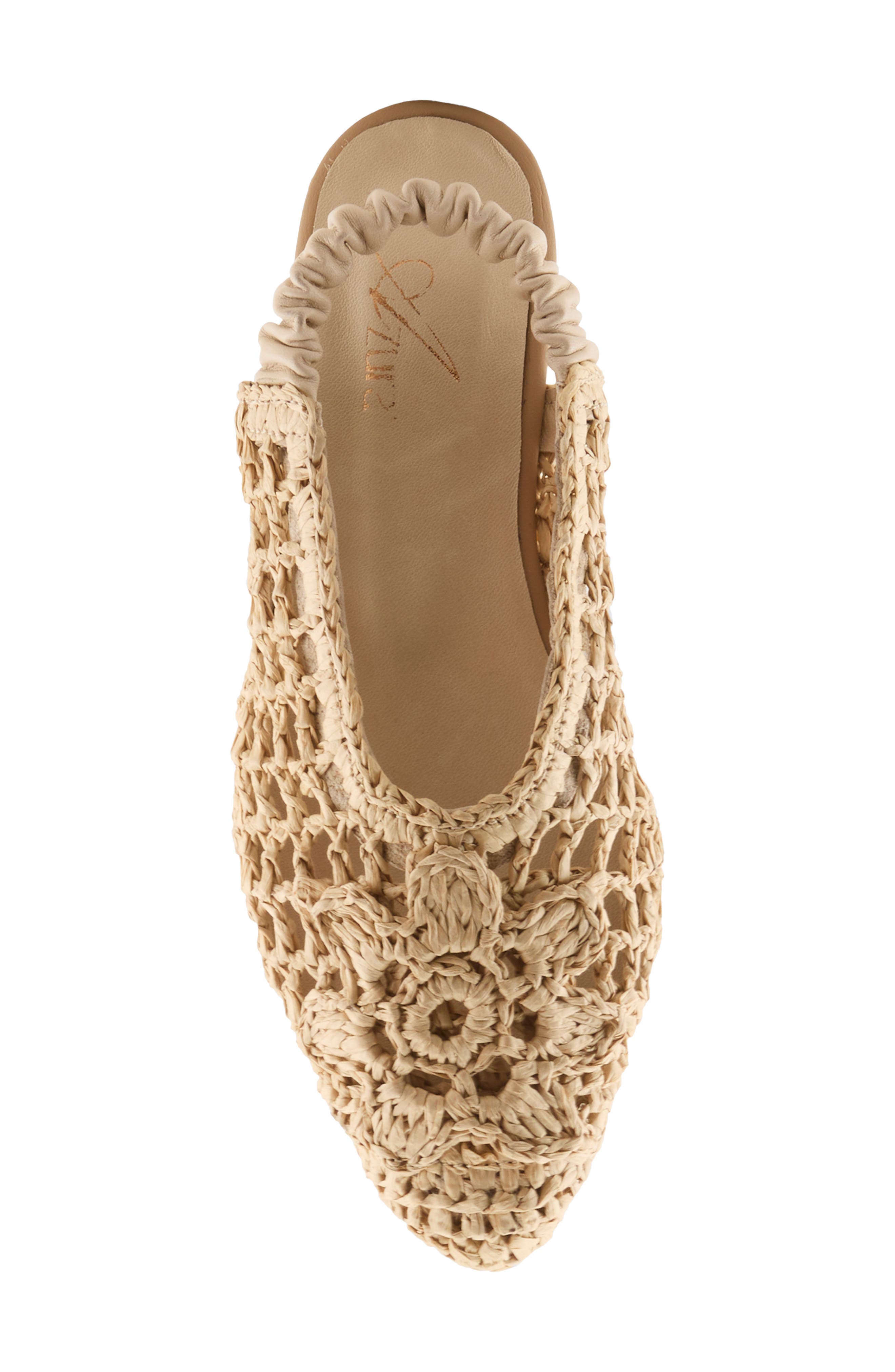 AZURA BY SPRING STEP Nantucket Raffia Skimmer, Alternate, color, Beige