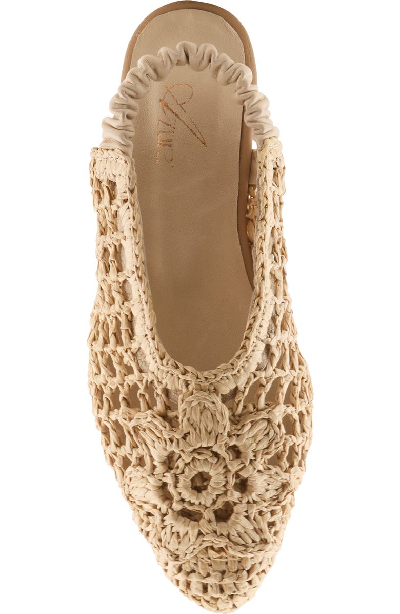 AZURA BY SPRING STEP Nantucket Raffia Skimmer, Alternate, color, Beige