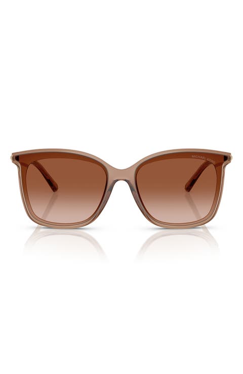 61mm Gradient Square Sunglasses