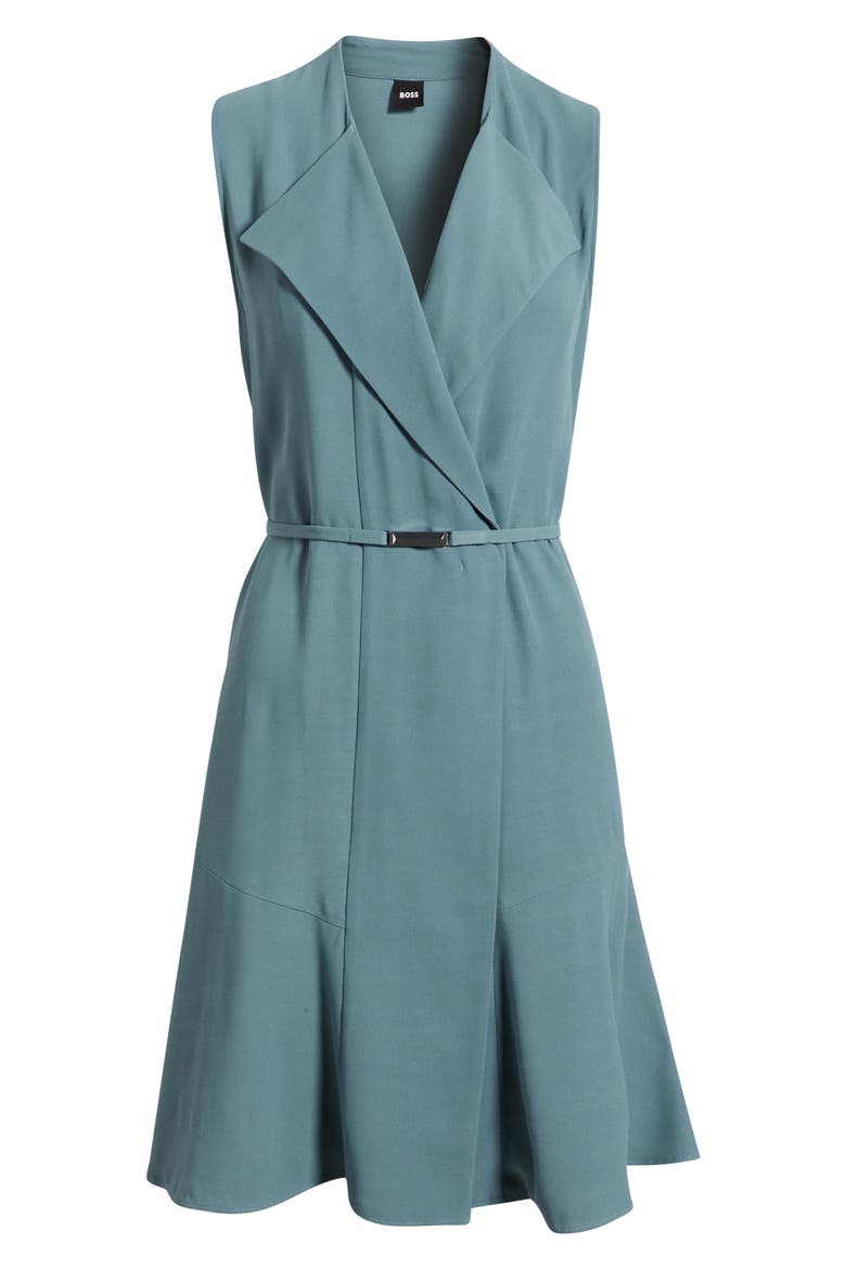 Dimosa Wrap Front Minidress, Alternate, color, REEF