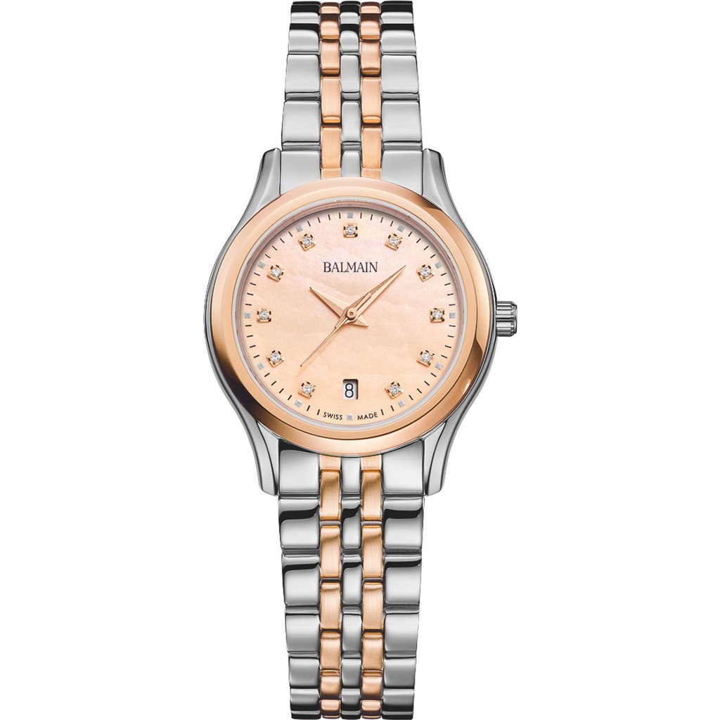 BALMAIN WATCHES Beleganza Diamond Bracelet Watch, 27.5mm in Bicolor Stainless Steel And R  product