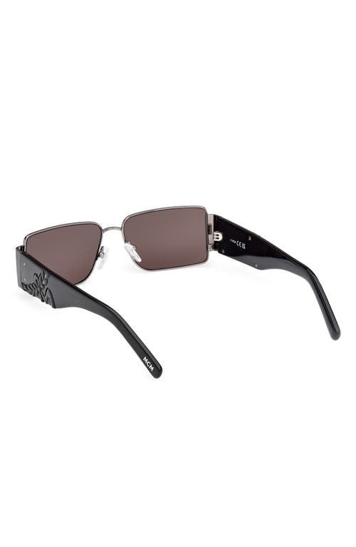 Mcm 55mm Rectangular Sunglasses In Gray