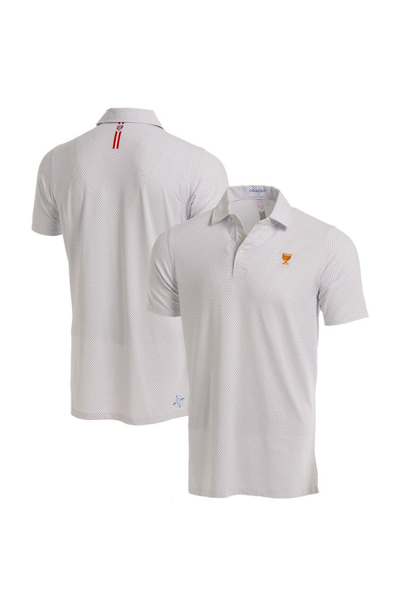 B. Draddy Men's B. Draddy White 2024 Presidents Cup Team USA Captain Cool Polo, Alternate, color, White