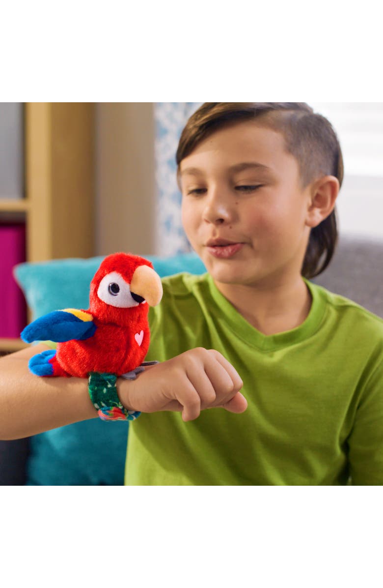 Happy Yappers Birds 2 Pack, Oriole and Red Parrot Interactive Plush Toy, Alternate, color, Multicolored