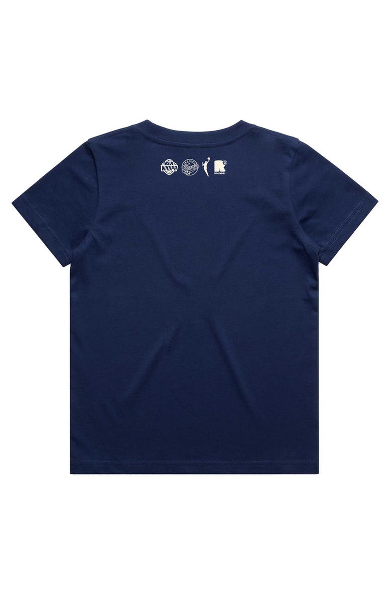 round21 Youth round21 Caitlin Clark Navy Indiana Fever Draft Night T-Shirt, Alternate, color, Navy