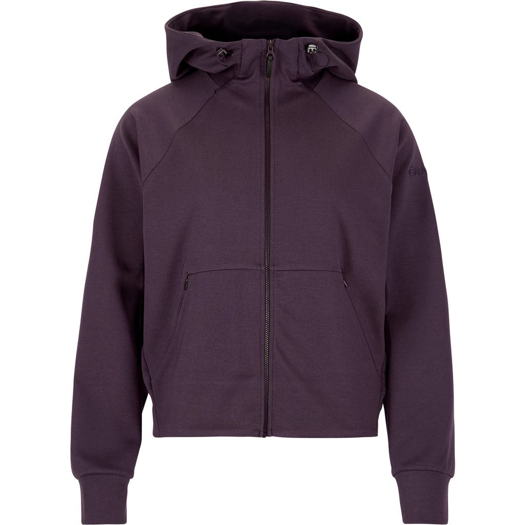 Craft ADV Join Jersey Zip-Up Hoodie in Dark Plum  product