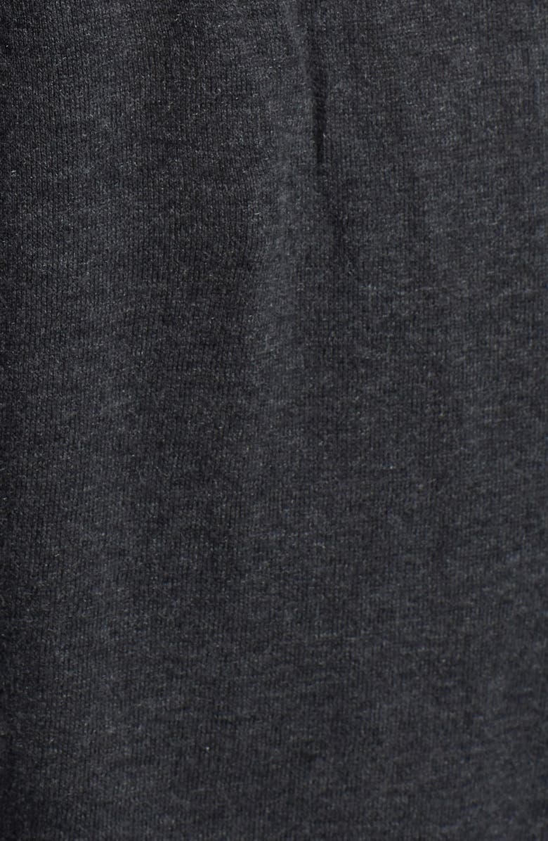 Caslon<sup>®</sup> Zip Shoulder Crewneck Tunic Sweater, Alternate, color,