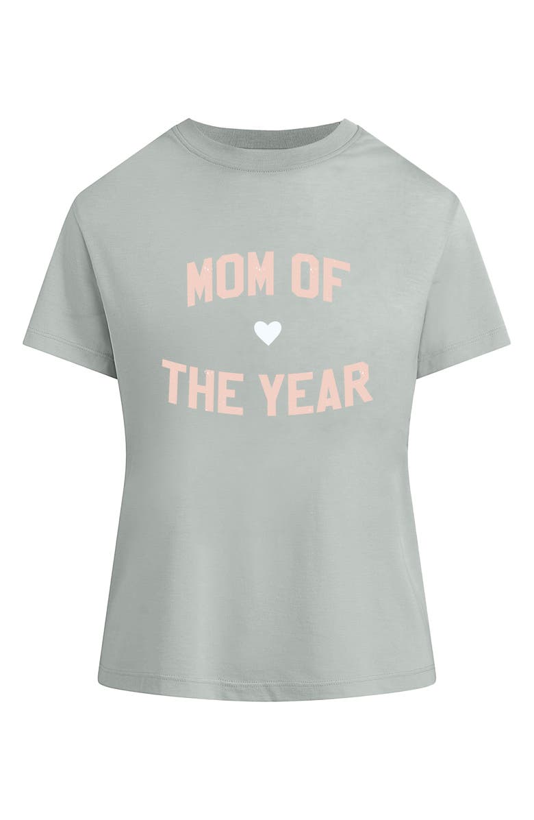 Favorite Daughter The Mother of the Year Graphic T-Shirt, Main, color, Light Sage/ Pale Pink