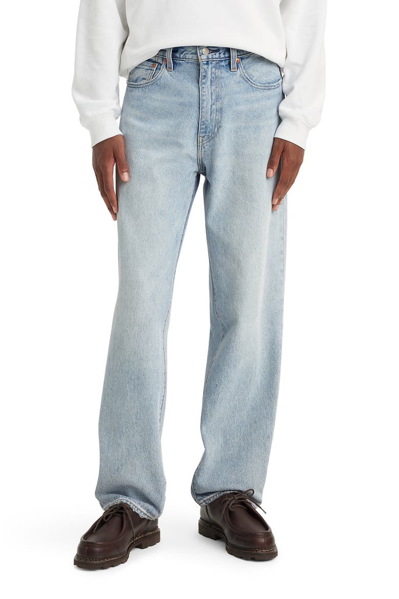 568™ Loose Straight Leg Jeans, Main, color, BABY BLUE ESSENTIALS