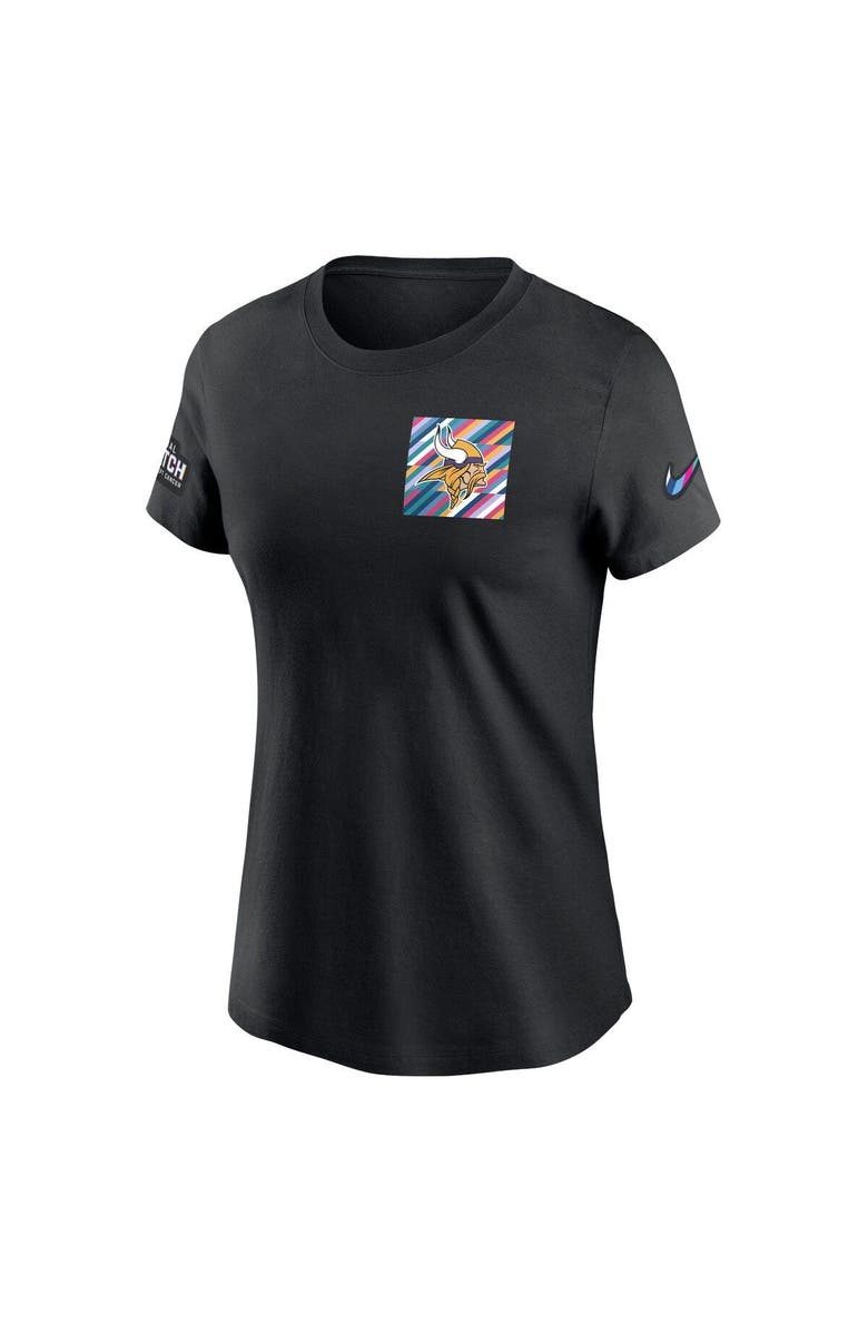 Nike Women's Nike  Black Minnesota Vikings 2023 NFL Crucial Catch Sideline Tri-Blend T-Shirt, Alternate, color, 