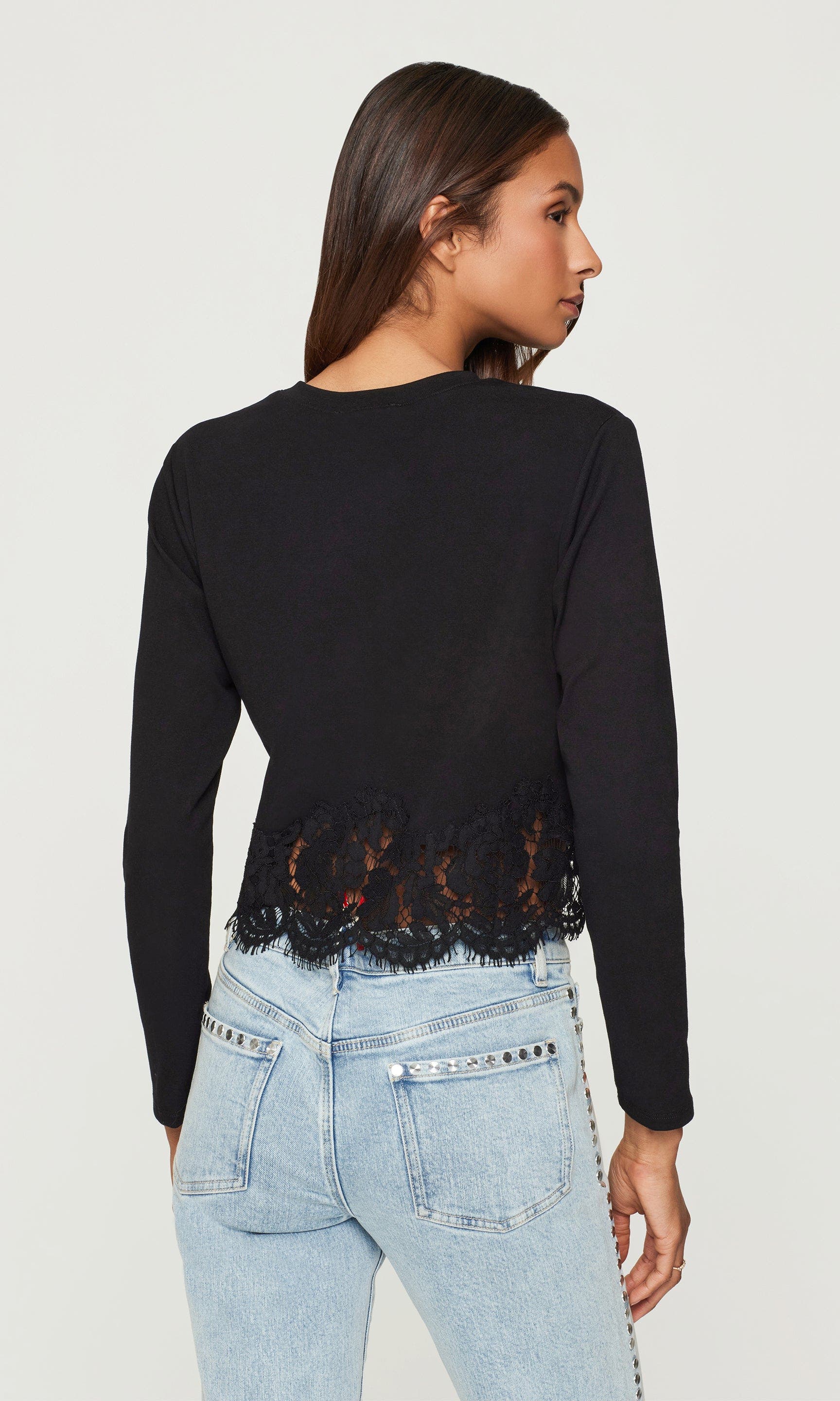 Tabitha Lace Combo Top - image 2