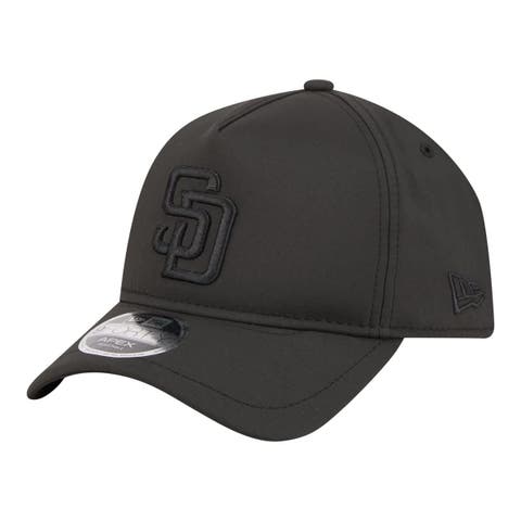 Men's New Era  Black San Diego Padres Injection Apex 9FORTY Adjustable Hat