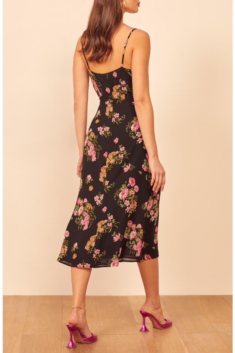 Watson Tie Waist Slipdress, Alternate, color, CARMELINA